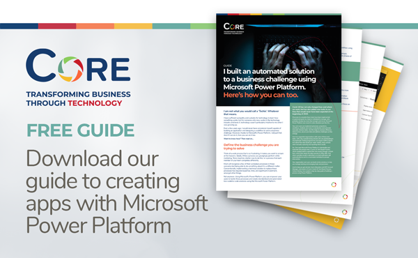 Download our guide to creating apps with Microsoft Power Platform